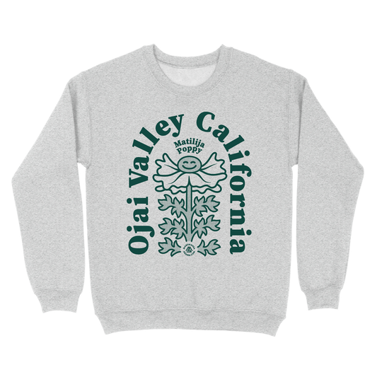 Matilija Poppy Crewneck